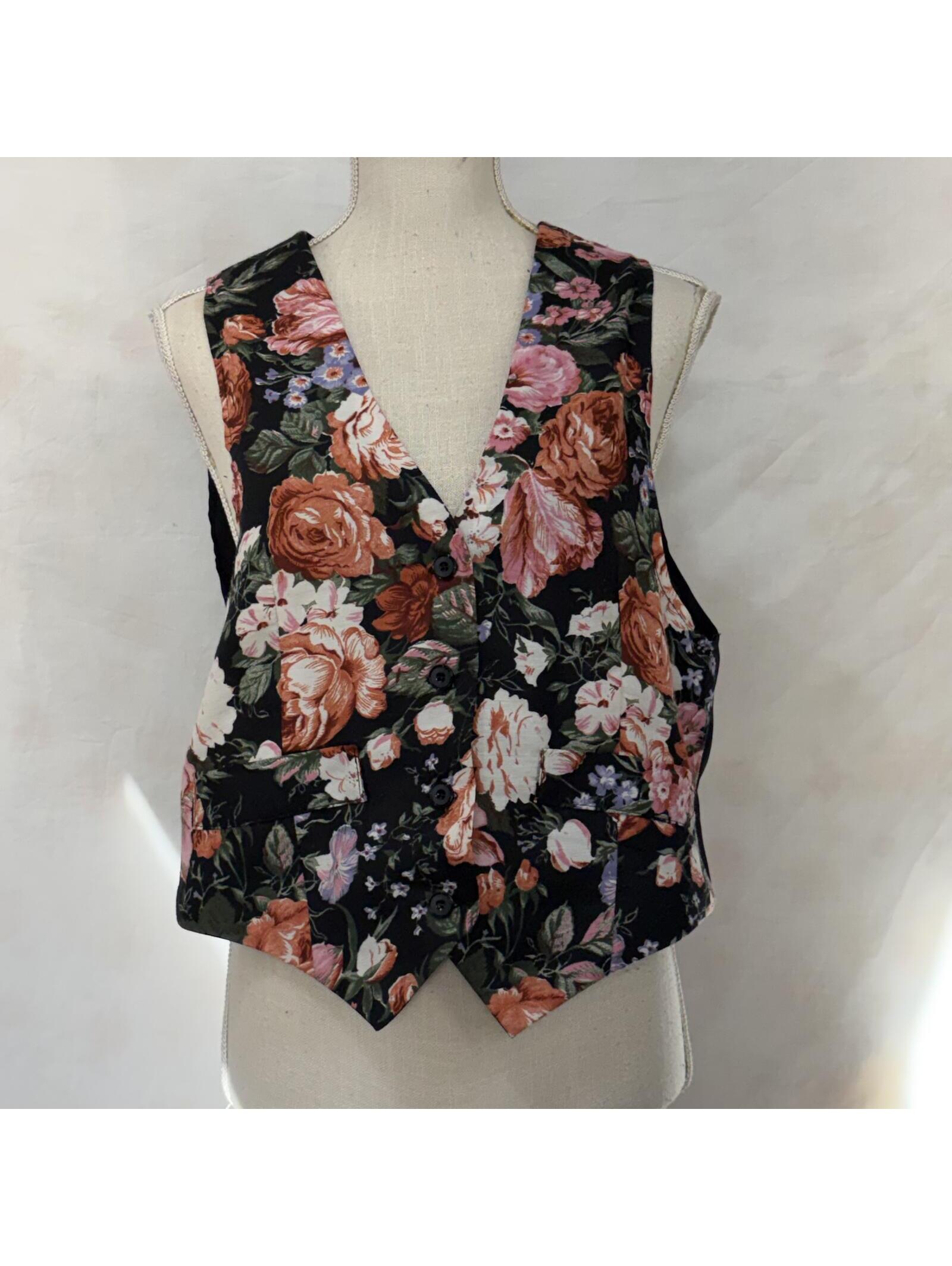 Floral HandMade 90s Vest Vintage